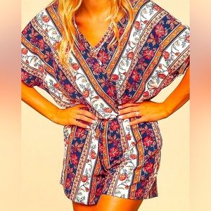 Floral Shelly Romper